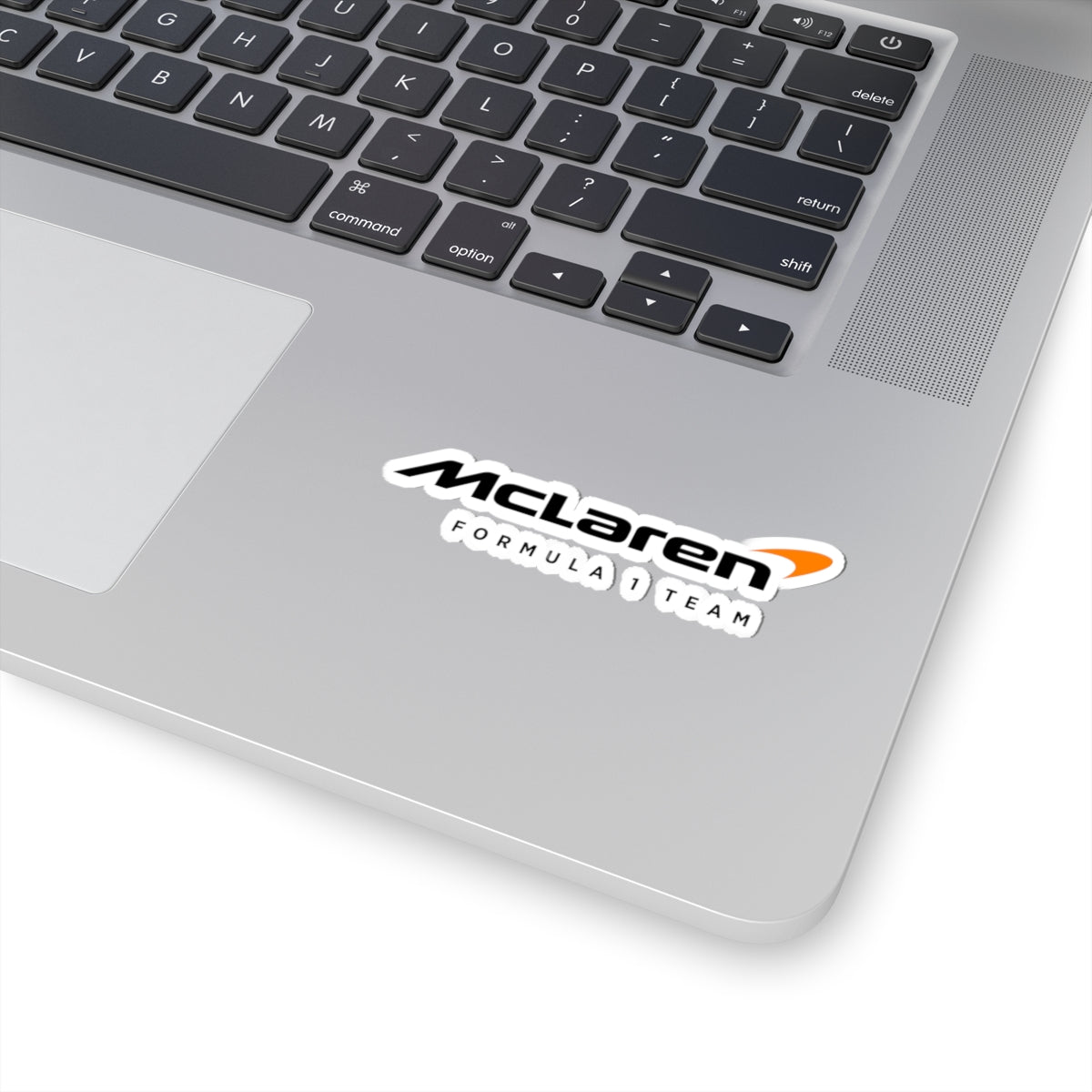 McLaren Formula 1 Team Kiss-Cut Sticker — Racing Logo Decal for Laptops