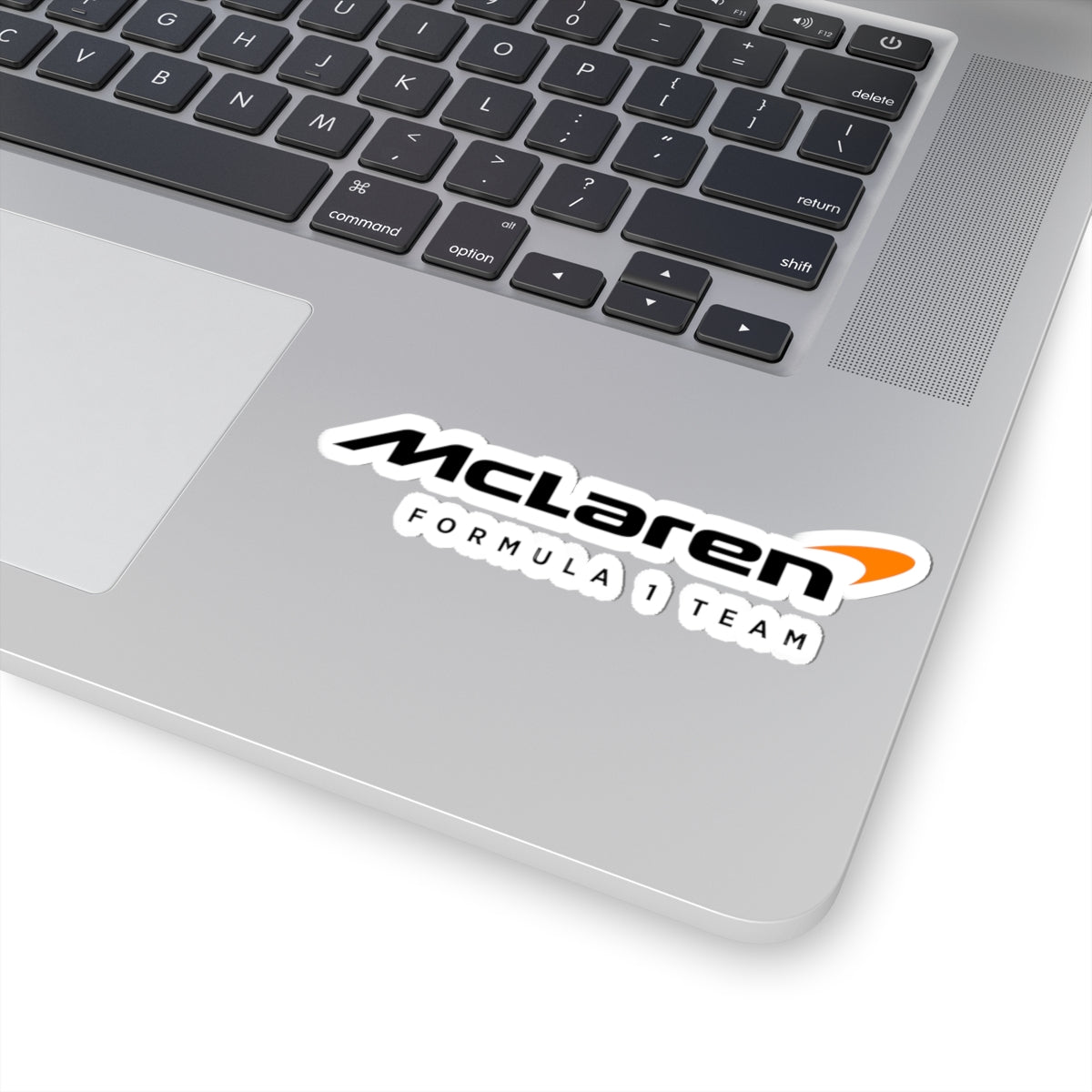 McLaren Formula 1 Team Kiss-Cut Sticker — Racing Logo Decal for Laptops