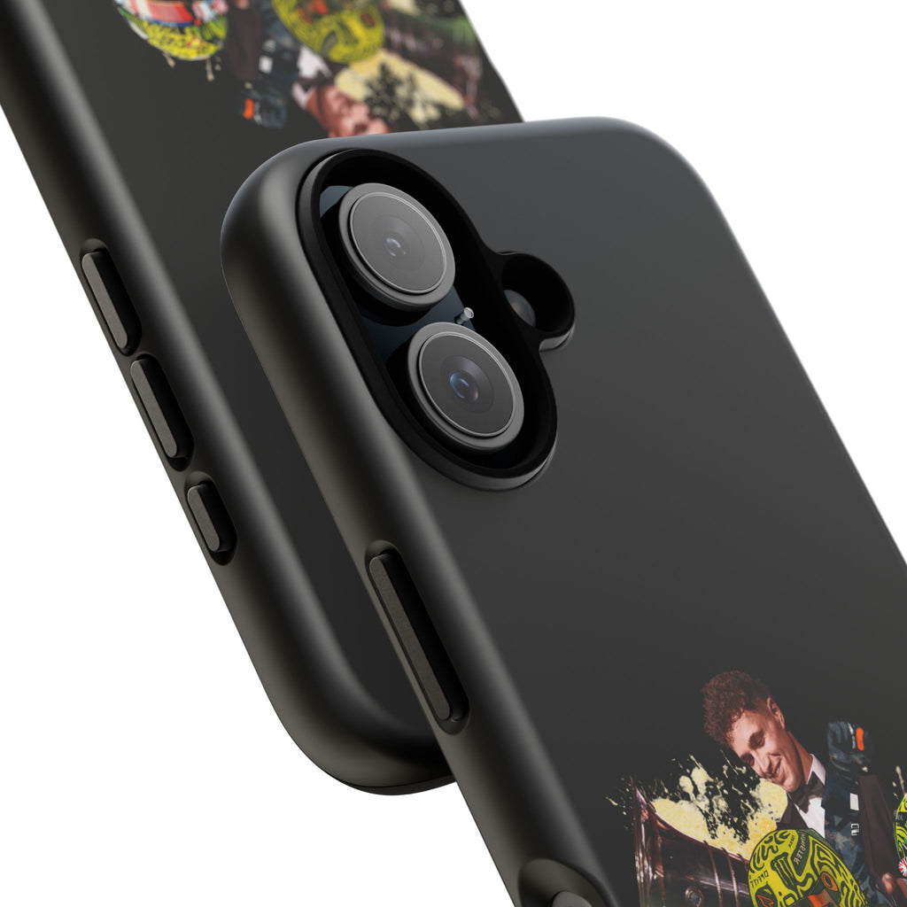 Racing Legends Phone Case — Motorsport Helmet & Driver Collage Tough Protective Cover