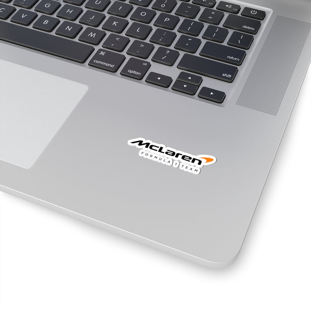 McLaren Formula 1 Team Kiss-Cut Sticker — Racing Logo Decal for Laptops