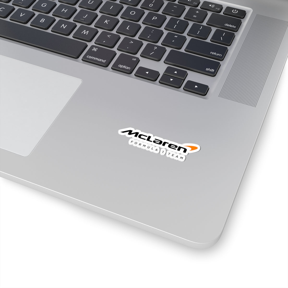 McLaren Formula 1 Team Kiss-Cut Sticker — Racing Logo Decal for Laptops