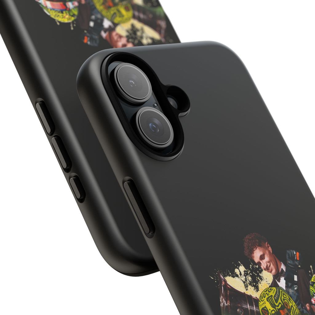 Racing Legends Phone Case — Motorsport Helmet & Driver Collage Tough Protective Cover