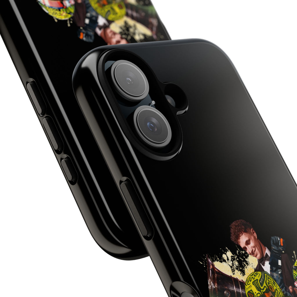 Racing Legends Phone Case — Motorsport Helmet & Driver Collage Tough Protective Cover