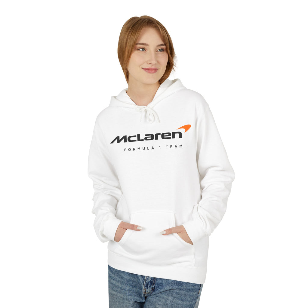 McLaren Formula 1 Team Hoodie — Racing Logo & Victory Podium Back Print
